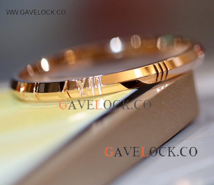 Tiffaany Atlas Bangle Rose Gold Men Women size